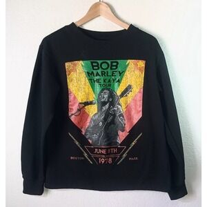 Bob Marley Zion Rootswear Reggae Music Sweatshirt